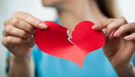 Infidelity and Divorce Broken Heart