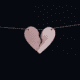 a torn paper heart