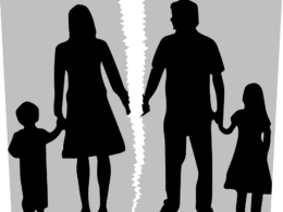 An illustration showing separation between a couple
