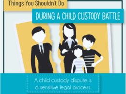 Things to Avoid in a Child Custody Battle - Infograph