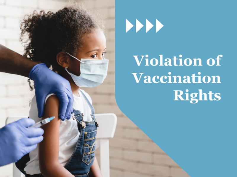 Violation Vaccination Rights